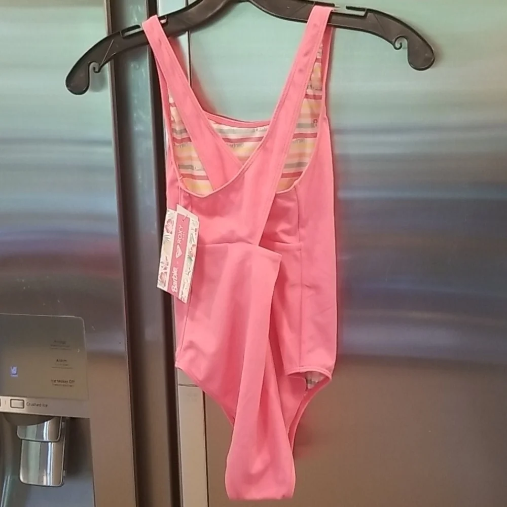 💕BARBIE x ROXY💕 One Piece Swimsuit Pink Lemonade